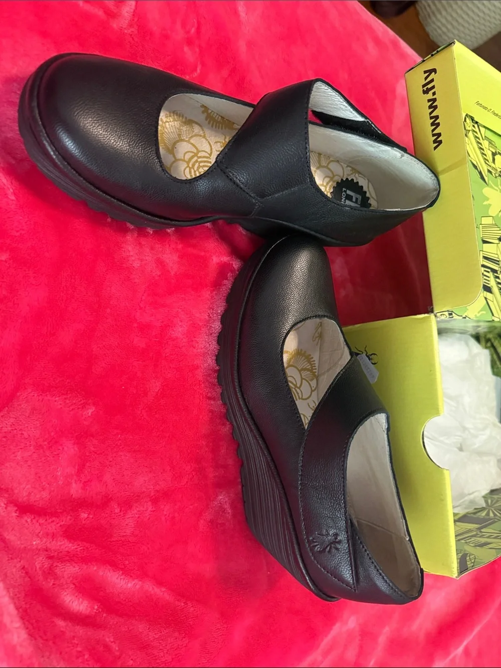 Fly London Shoes - Black